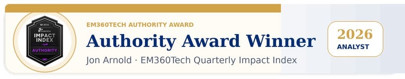 Authority Award Winner — EM360Tech Quarterly Impact Index