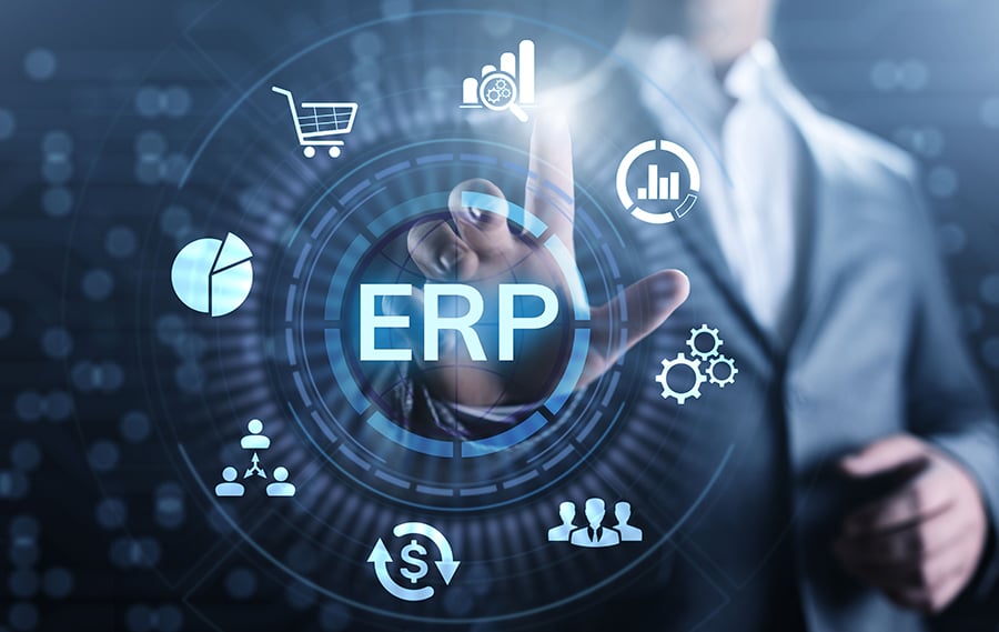 How can ERP software streamline business processes?