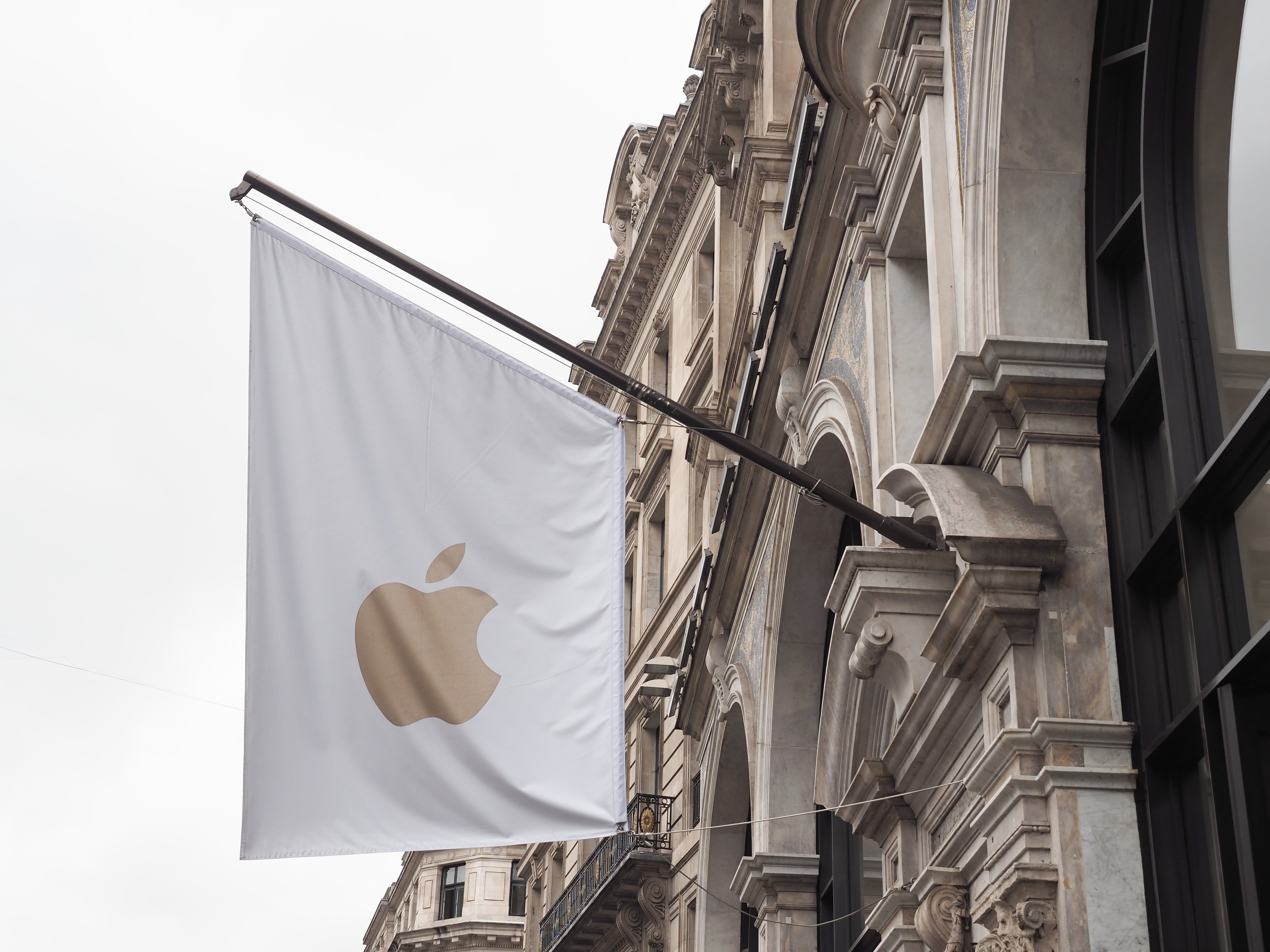 Apple logo flag