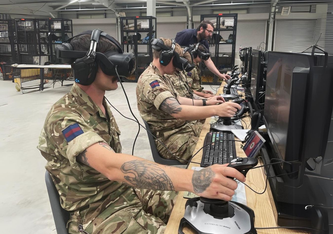 military personnel with AI