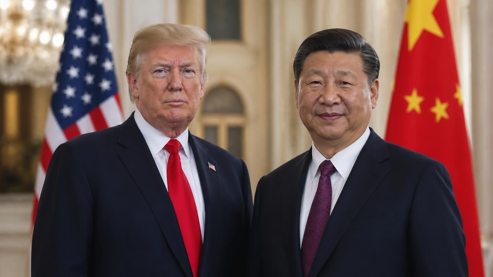 President Xi Jinping and trump