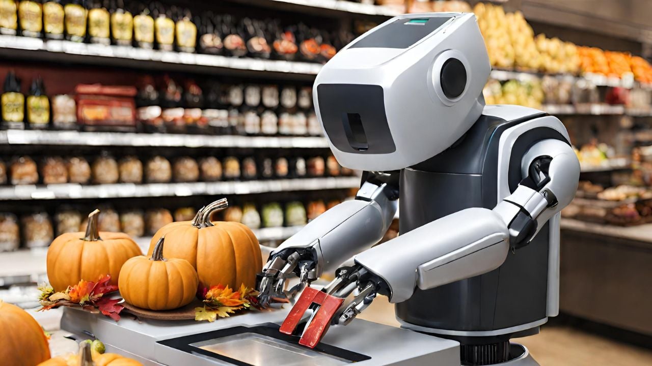 mobile payments self-checkout thanksgiving shopping