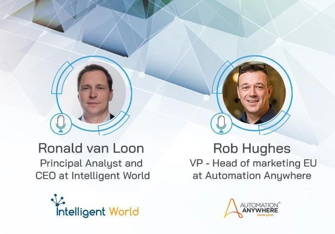 Ronald van Loon and Rob Hughes podcast banner