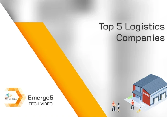 In this week's Emerge5, we look at five new and exciting organisations using technology to make logistics safer, easier, and more environmentally friendly.