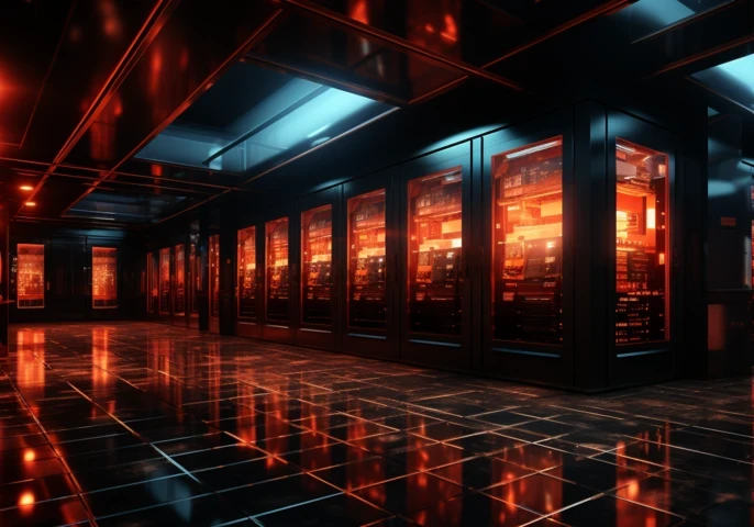 room filled with servers