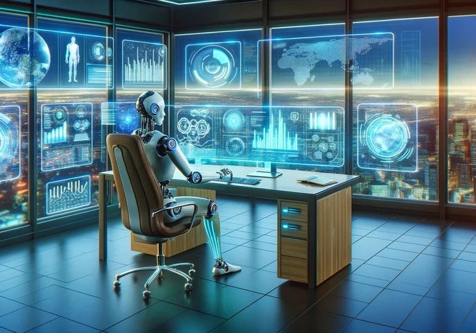robot using ai