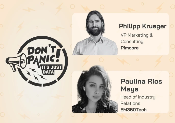 Pimcore Podcast Dont Panic Its Just Data