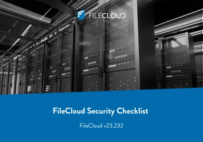 filecloud security checklist