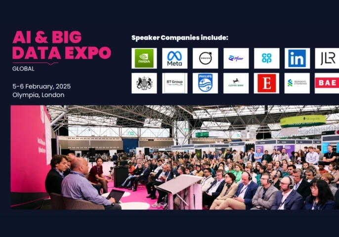 People on a stage speaking to an audience at the AI & Big Data Expo 2025