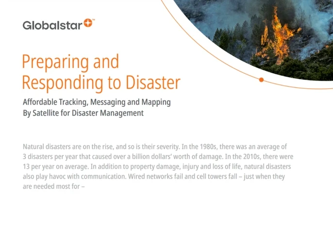globalstar disaster management