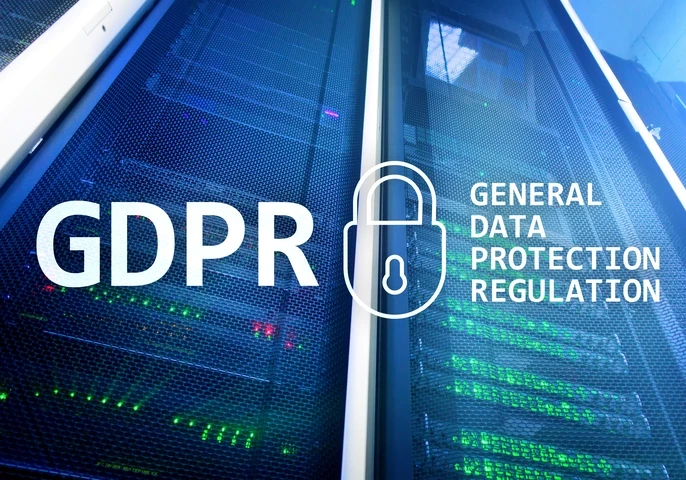 General data protection regulation GDPR title block