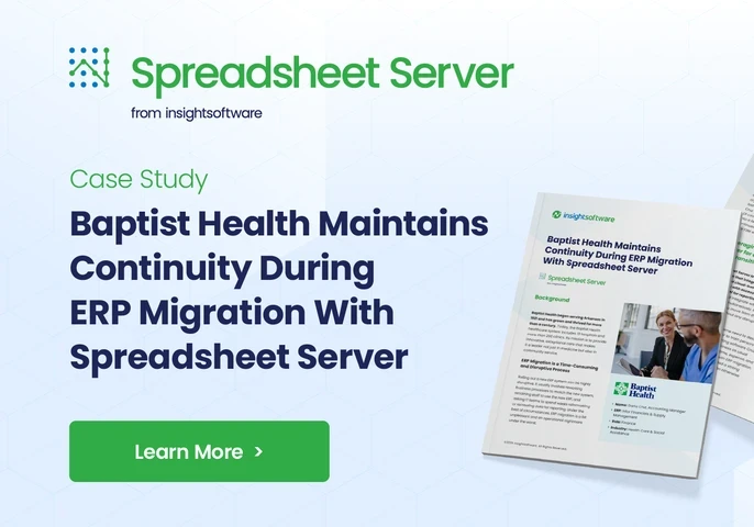 baptist health spreadsheet server