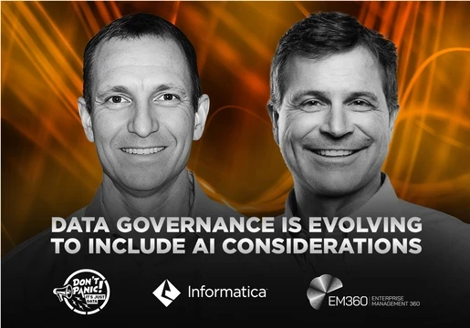 Podcast episode featuring Brett Roscoe in conversation with host Kevin Petrie from BARC about the evolving role of chief data officers and the foundations of effective AI and data governance.
