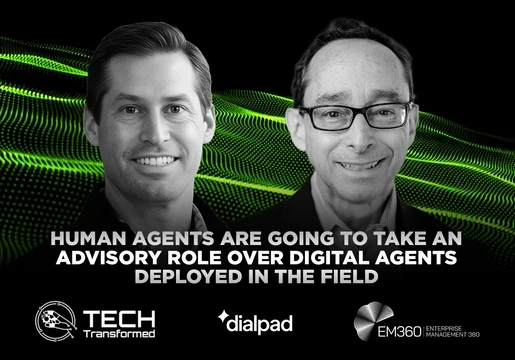 In the recent episode of the Tech Transformed podcast, Dialpad Lead Product Manager Calvin Hohener sits down with host Jon Arnold, Principal at J Arnold & Associates. They discuss the transition from legacy chatbots to more autonomous agents capable of completing tasks and improving customer interactions.