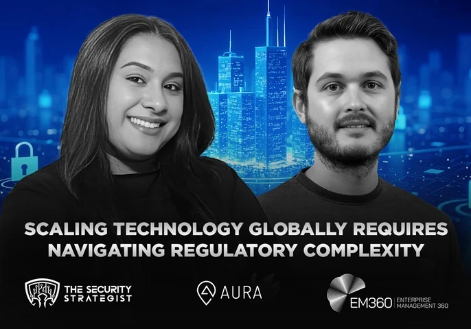 Trisha Pillay chats with Grant McWilliam, CTO at Aura, on Security Strategist, exploring how enterprise leaders can scale technology globally while maintaining trust, reliability, and compliance.