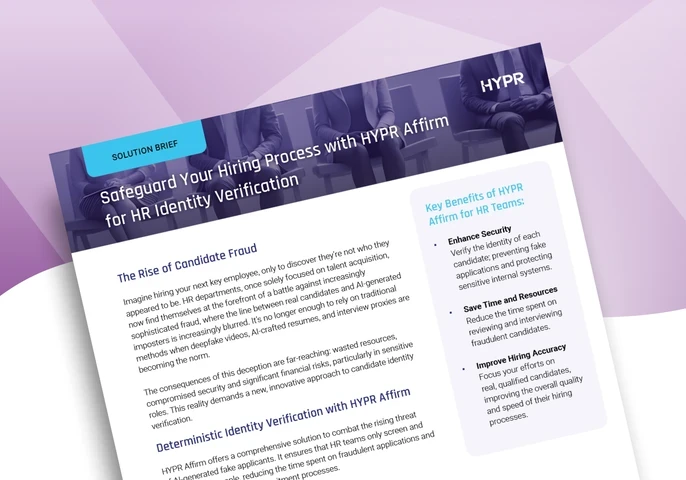 HR identity verification