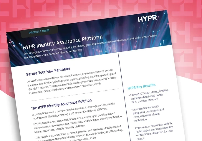 HYPR identity assurance