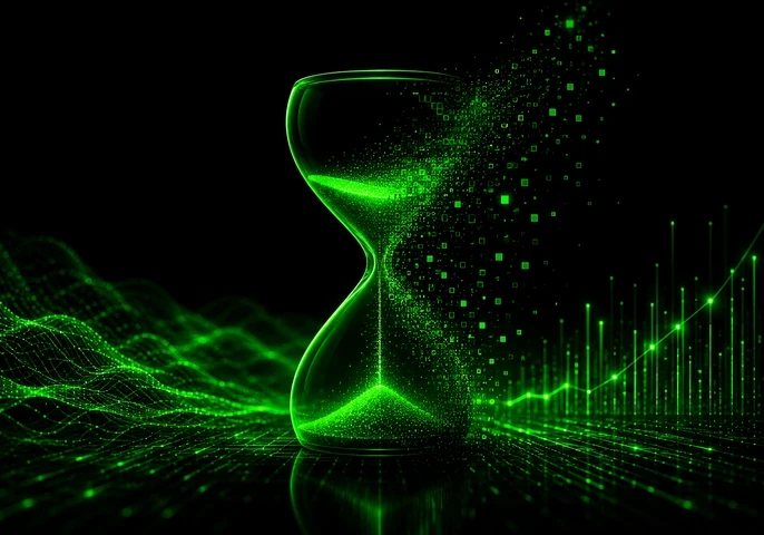 Banner image for article discussing AI adoption metrics and business value measurement