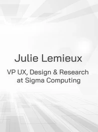 Julie Lemieux podcast banner