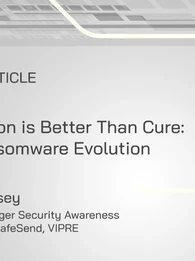 his article about ransomware attackers was written by Jack Garnsey, Product Manager Security Awareness Training and SafeSend at VIPRE.  Ransomware tactics have continued to evolve over the years, and remain a prominent threat to both SMBs and larger organisations. Particularly during the peak of COVID-19, research by IBM found that ransomware incidents ‘exploded’ in June 2020, which saw twice as many ransomware attacks as the month prior, taking advantage of remote workers being away from the help of IT tea