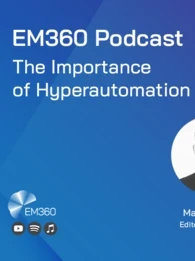 Profile pictures of Matt Harris and Paul Turner with the heading "The Importance of Hyperautomation"