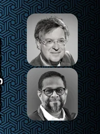 Profile pictures of Sarvesh Jagannivas and Richard Stiennon.