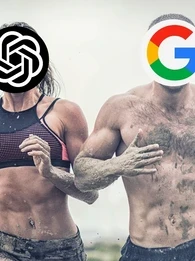 Google ChatGPT Race 