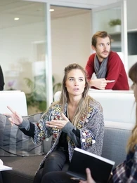 People talking