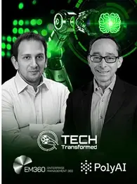 em60tech polyai tech transformed ai agent podcast in cx