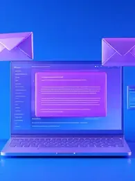 email marketing strategy on a laptop
