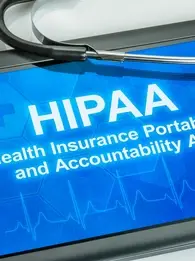 HIPAA Health Insurance Portability and Accountability Act banner