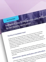 HR identity verification