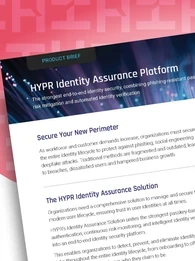 HYPR identity assurance