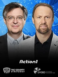 Podcast discussion between Richard Stiennon and Mike Walters on patch management challenges and cybersecurity strategies