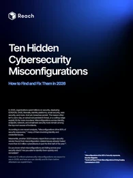 cybersecurity misconfigurations