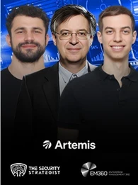 Cybersecurity leaders Shachar Hirshberg and Dan Shiebler, co-founders of Artemis Security, discuss AI-driven cyber warfare, autonomous security systems, and the future of AI vs AI defence during an interview on the Security Strategist Podcast with Richard Stiennon.