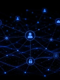EM360Tech header graphic featuring a blue interconnected digital network of user, cloud, database and security icons on a black background, representing hidden trust relationships and enterprise connectivity. White on-image text reads: "Why the Most Dangerous Attack Surface Is Invisible" with the subtitle: "We explain why modern cyber risk increasingly emerges from hidden trust relationships, delegated authority and interconnected enterprise systems." EM360Tech logo appears in the top right.