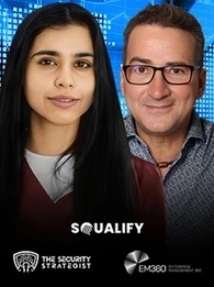 in the recent episode of The Security Strategist podcast, E360Tech’s host Shubhangi Dua, Tech Journalist and Podcast Producer, was joined by Asdrúbal Pichardo, CEO at Squalify, 3x SaaS CEO, Board Advisor, Start-Up Mentor, Non-Executive Director.   This podcast breaks down how to actually turn technical risk into something the rest of the business can realistically manage, measure, and report on.