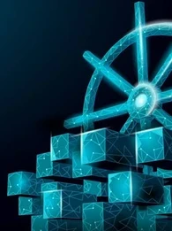 Animated representation of Kubernetes