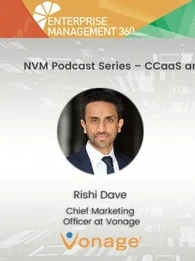 Rishi Dave of Vonage speaks to Jon Arnold in a podcast