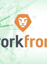 The Workfront logo against a light green background.