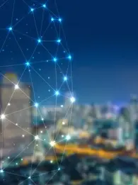 Cityscape blurry in the background