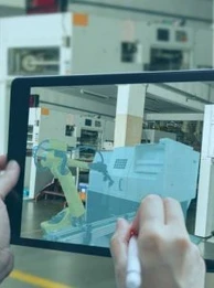 Industrial IoT devices connected across a smart industrial environment.