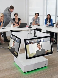 Image showing video conferencing 