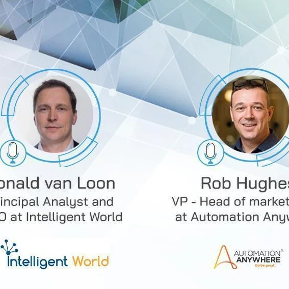 Ronald van Loon and Rob Hughes podcast banner