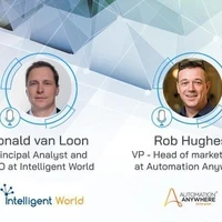 Ronald van Loon and Rob Hughes podcast banner