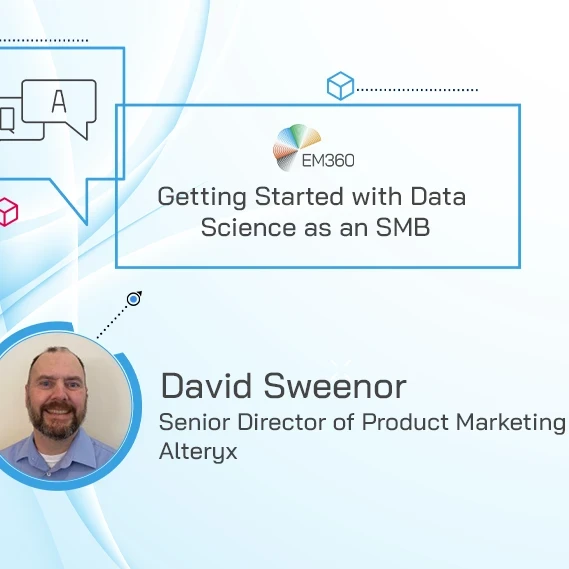 Profile picture of David Sweenor, Senior Director of Product Marketing Alteryx