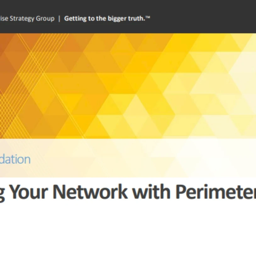 This ESG Technical Validation documents our evaluation of Perimeter 81.