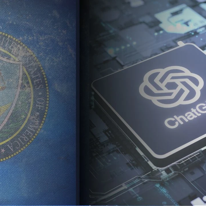FTC logo alongside ChatGPT logo.