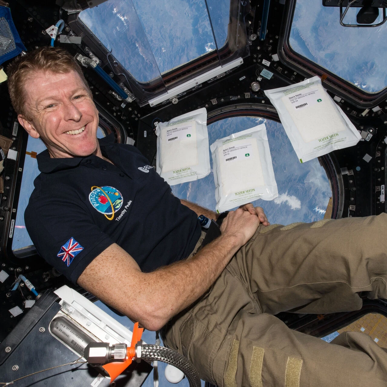 Major Tim Peake, Source ESA